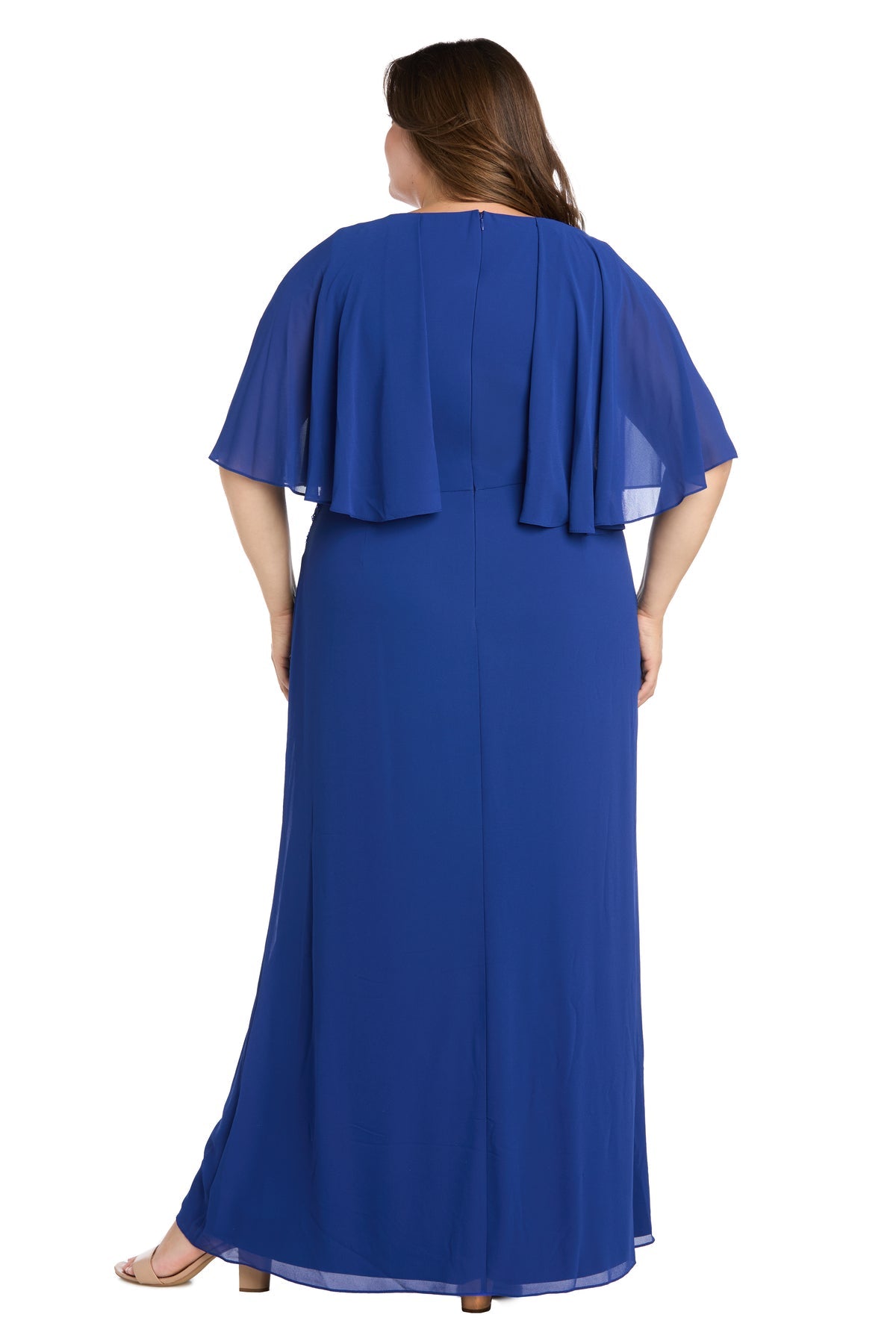 R&M Richards 3144W Plus Size Long Mother of the Bride Formal Dress