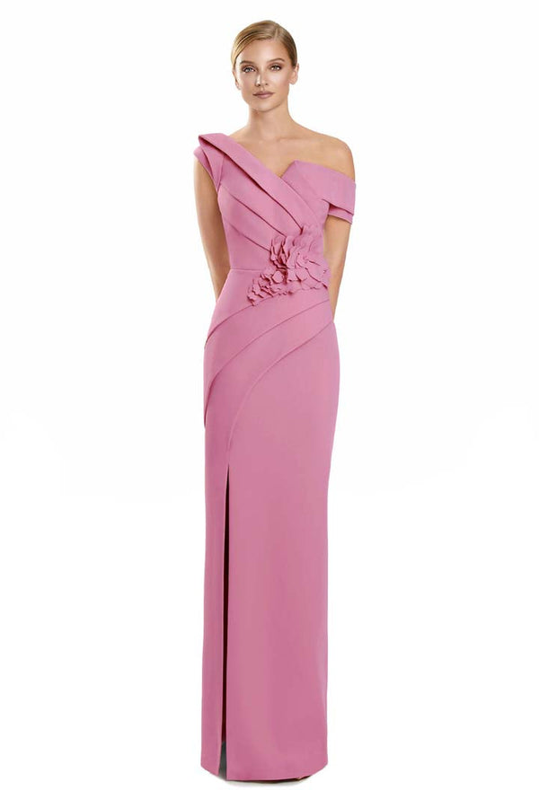 Alexander by Daymor 3145F25 Pleated Long Evening Formal Dress