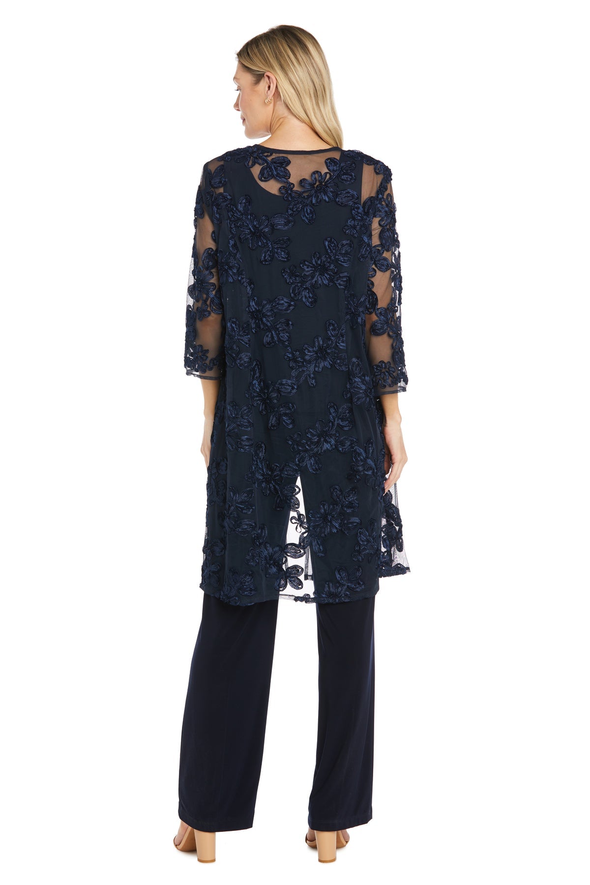 Pant Suit Long Floral Pant Suit Navy