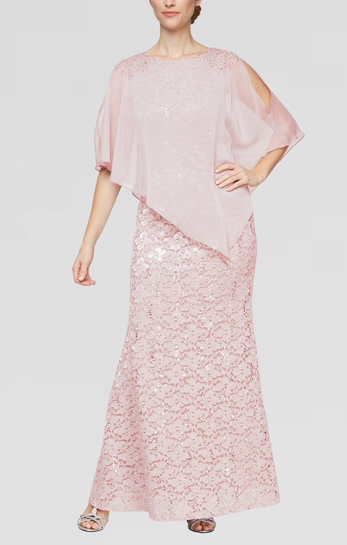 SL Fashions 9113121 Formal Mother of the Bride Long Dress