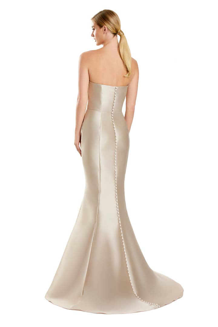Formal Dresses Floral Long Mermaid Formal Evening Dress Wheat