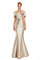 Formal Dresses Floral Long Mermaid Formal Evening Dress Wheat