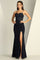 Prom Dresses Long Formal Fitted Lace Applique Prom Dress Red Navy