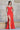 Prom Dresses Fitted Long Slit Formal Evening Prom Dress Sunset Red