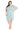 Plus Size Dresses Short Cocktail Plus Size Caplet Dress Seafoam
