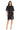 Cocktail Dresses Short Ruffle Cocktail Caplet Dress Navy