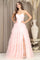 Prom Dresses Long Formal Layered Ruffle Prom Dress Blush Pink