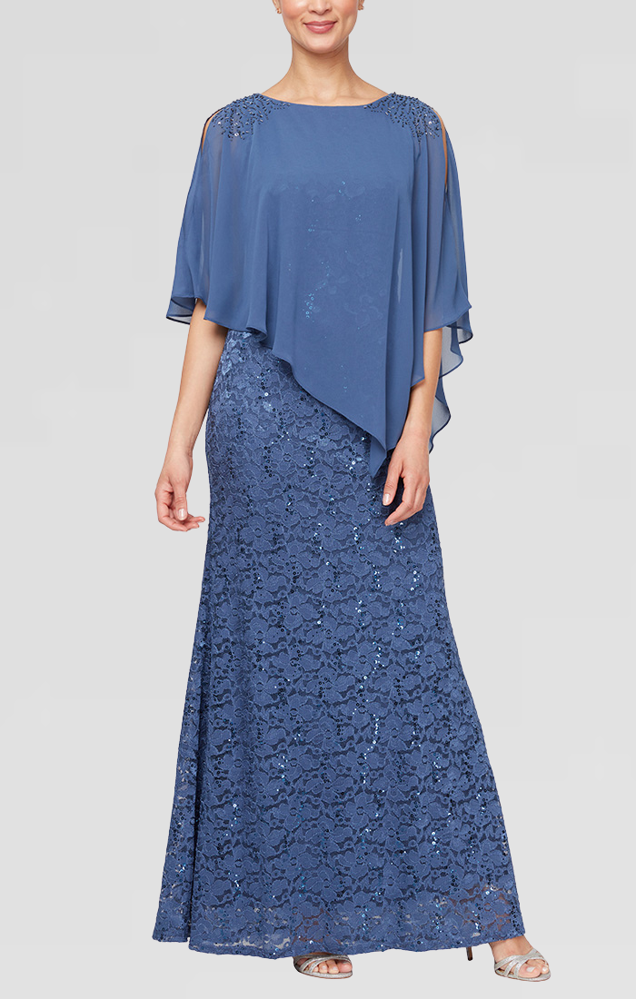 Mother of the Bride Dresses Formal Mother of the Bride Long Dress Wedgewood