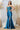 Prom Dresses Long High Slit Lace Formal Mermaid Prom Dress Teal Blue