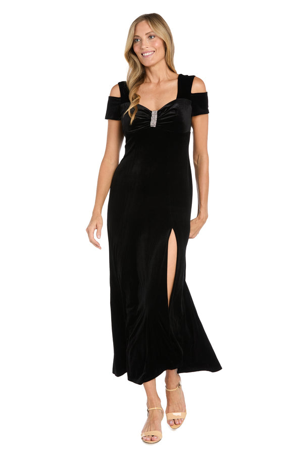 Long Velvet Dress Formal Evening R&M Richards 3227