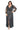Plus Size Dresses Plus Size Long Sleeve Metallic Formal Dress  Gunmetal