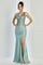 Prom Dresses Prom Long Glitter Fitted Formal Dress Sage