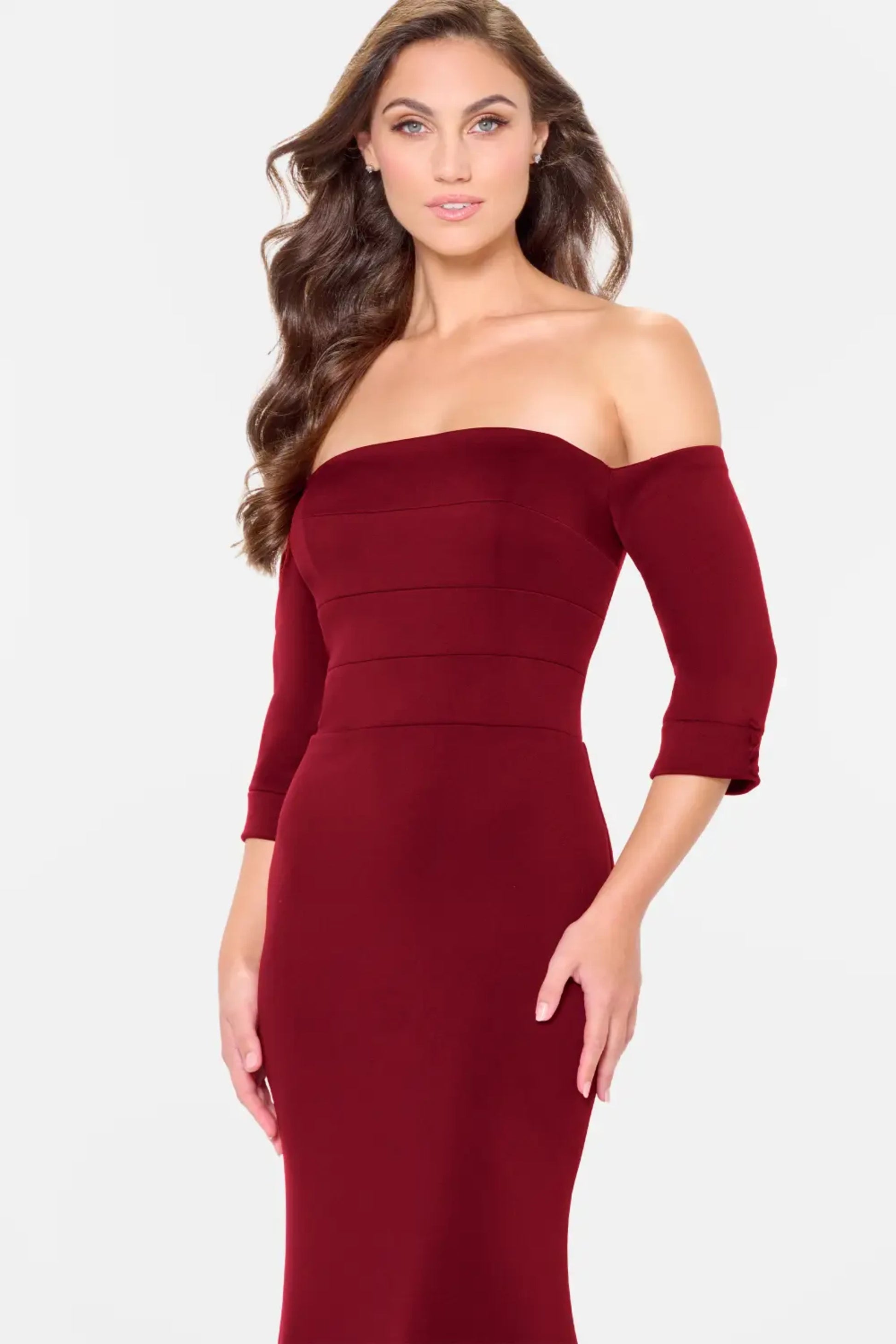 Cameron Blake CB3233 Long Formal Mermaid Evening Dress