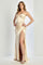 Prom Dresses Prom Pleated Long Formal Corset Beaded Drress Champagne