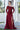 Plus Size Dresses Long Formal A Line Evening Dress Burgundy