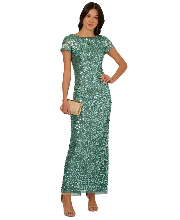 Sequin Sheath Formal Gown