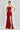 Prom Dresses Glitter Long Formal Pleated Slit Prom Dress Burgundy