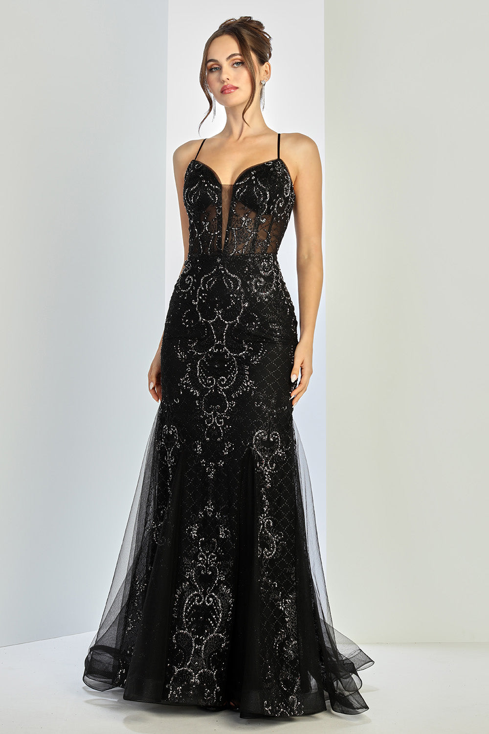 Adora Design 3255 Prom Mermaid Formal Long Corset Beaded Dress