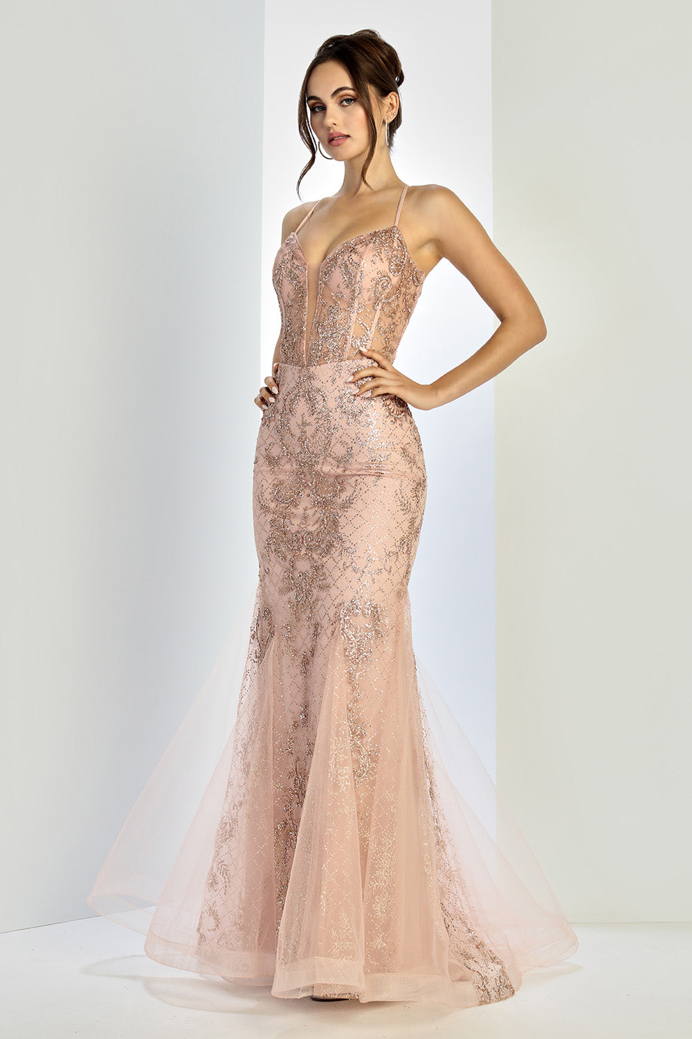 Adora Design 3255 Prom Mermaid Formal Long Corset Beaded Dress