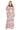 Plus Size Dresses Plus Size Long Formal Floral Sequin Caplet Dress Rose