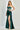 Prom Dresses Beaded Prom Long Formal Slit Corset Evening Dress Emerald