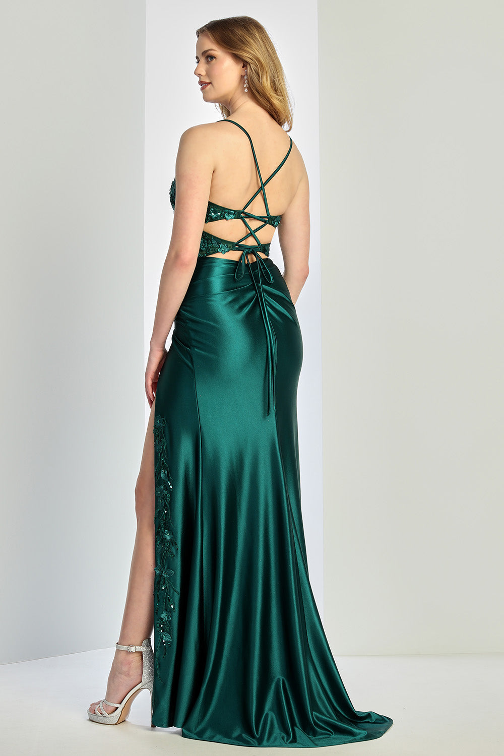 Adora Design 3274 Prom Fitted Long Formal Beaded Corset Dress