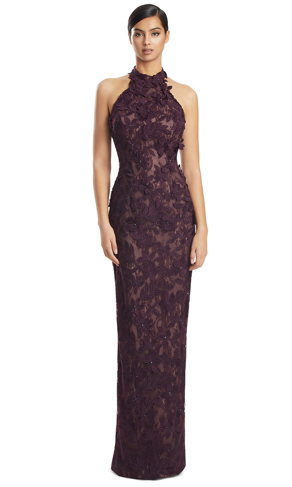 Halter Neck Long Lace Evening Gown by Alexander by Daymor 3277S26