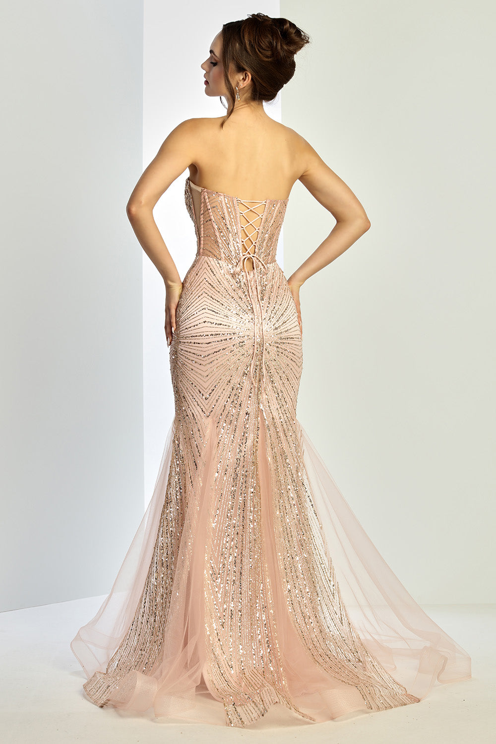 Adora Design 3278 Prom Long Mermaid Beaded Formal Dress