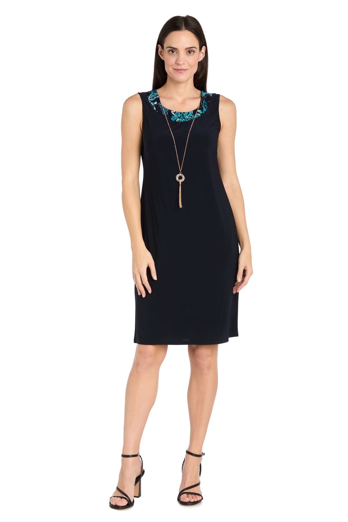 R&M Richards 3283 Two Piece Short Printed Cocktail Dress