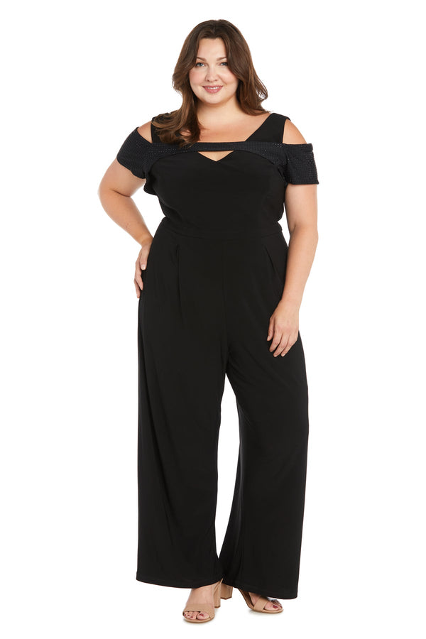 Plus Size Formal Jumpsuit Long R&M Richards 3284W