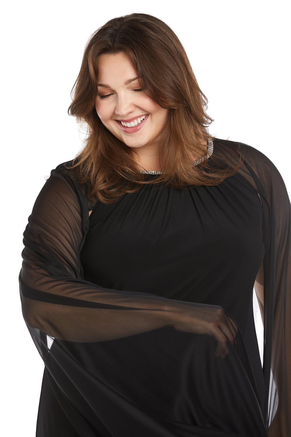 Mother of the Bride Dresses Long Formal Mother of the Bride Plus Size Dress Black