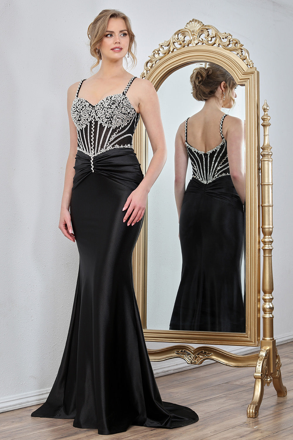 Adora Design 3294 Prom Mermaid Long Formal Corset Beaded Dress