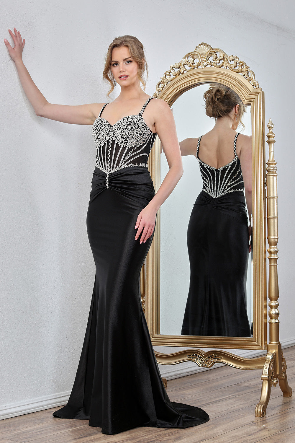 Adora Design 3294 Prom Mermaid Long Formal Corset Beaded Dress