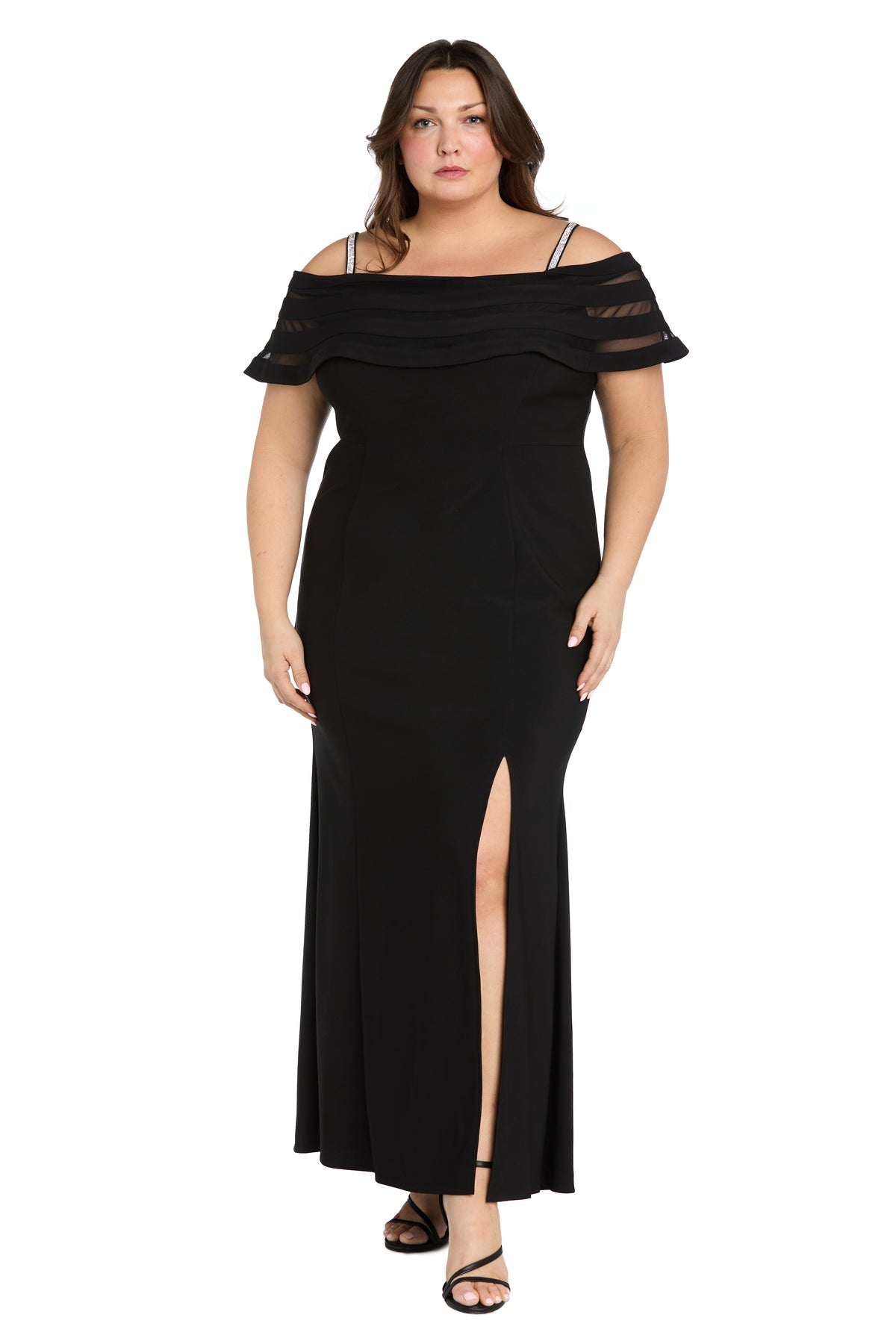 R&M Richards 3298W Formal Long A Line Plus Size Dress The Dress Outlet R&M Richards 3298W Formal Long A Line Plus Size Dress The Dress Outlet