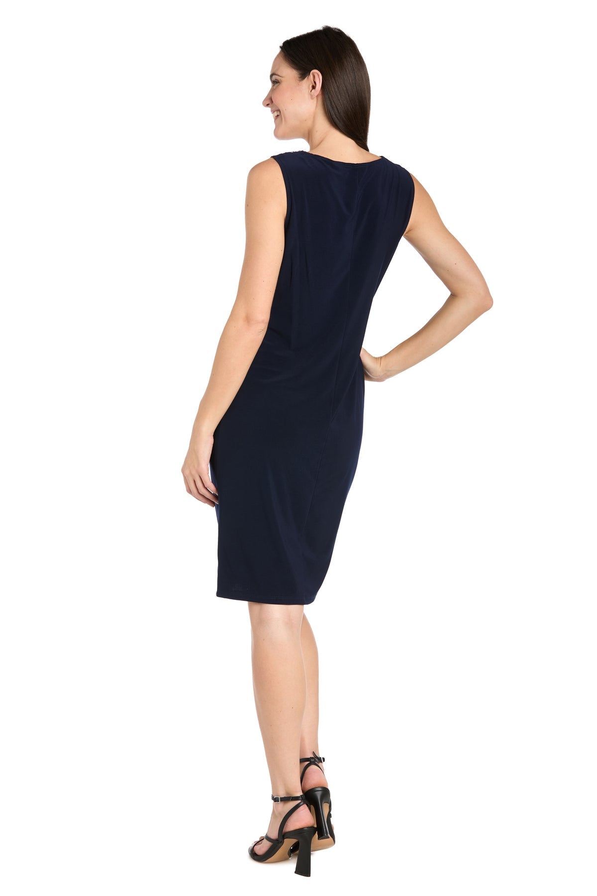 R&M Richards 3309P Short Petite Printed Jacket Dress