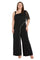 Jumpsuit Long Formal Plus Size Jumpsuit Black