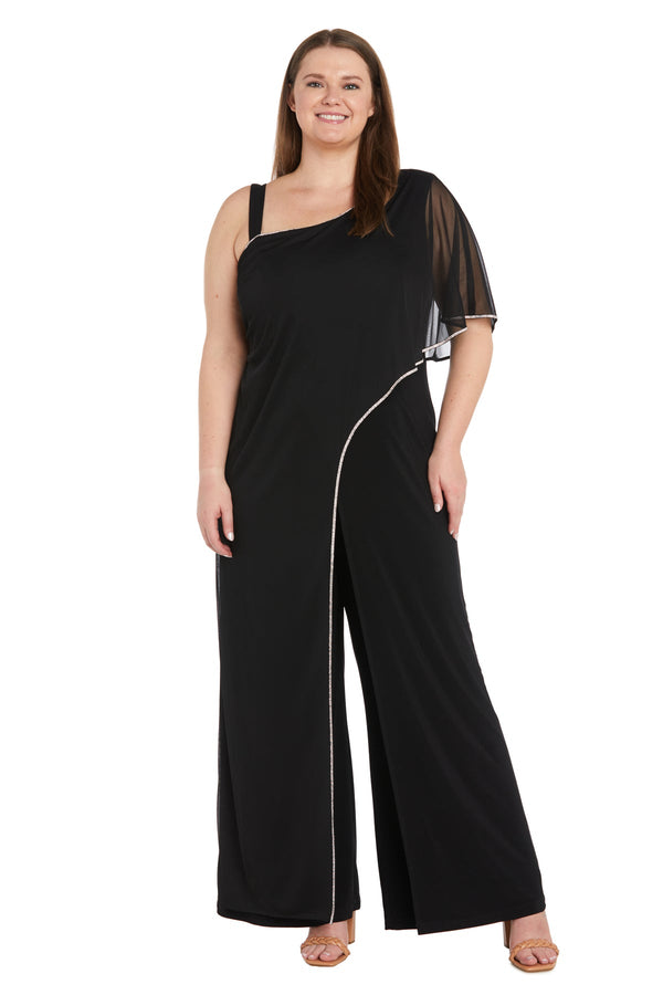 Plus Size Long Jumpsuit Formal R&M Richards 3314W