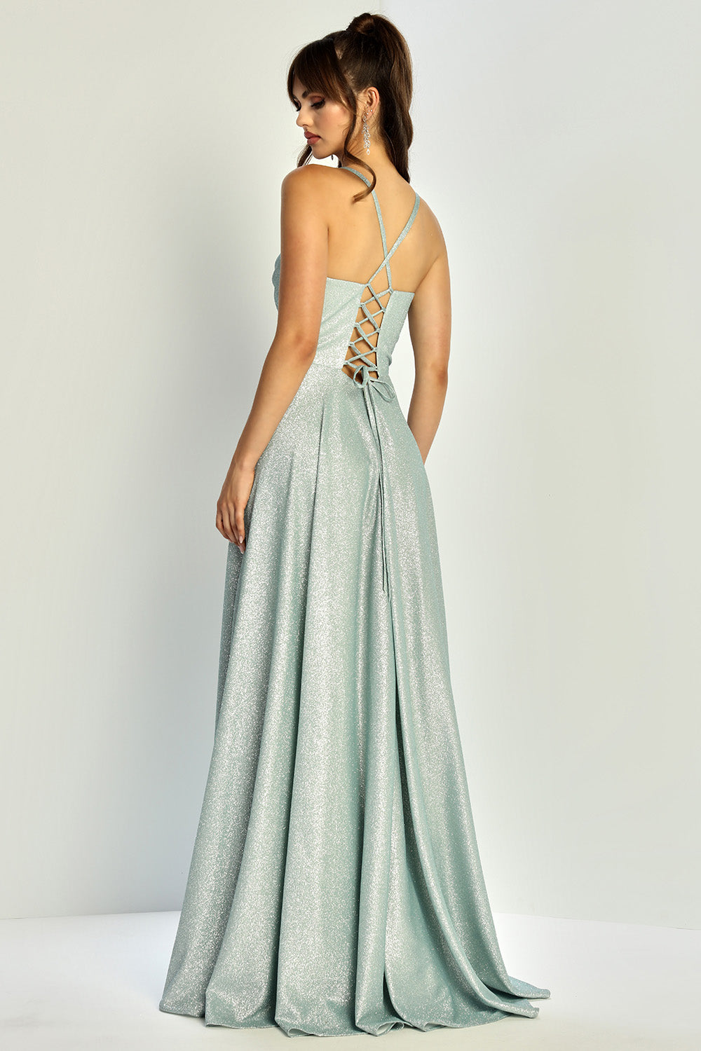 Prom Dresses Long Formal A Line Prom Dress Sage