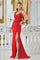 Prom Dresses Long Formal Fitted Prom Dress Red