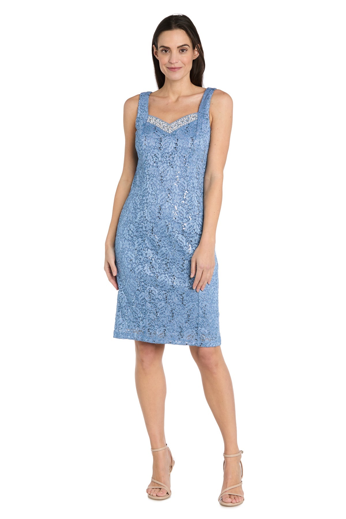 R&M Richards 3333 Short Mother of the Bride Lace Jacket Cocktail Dress