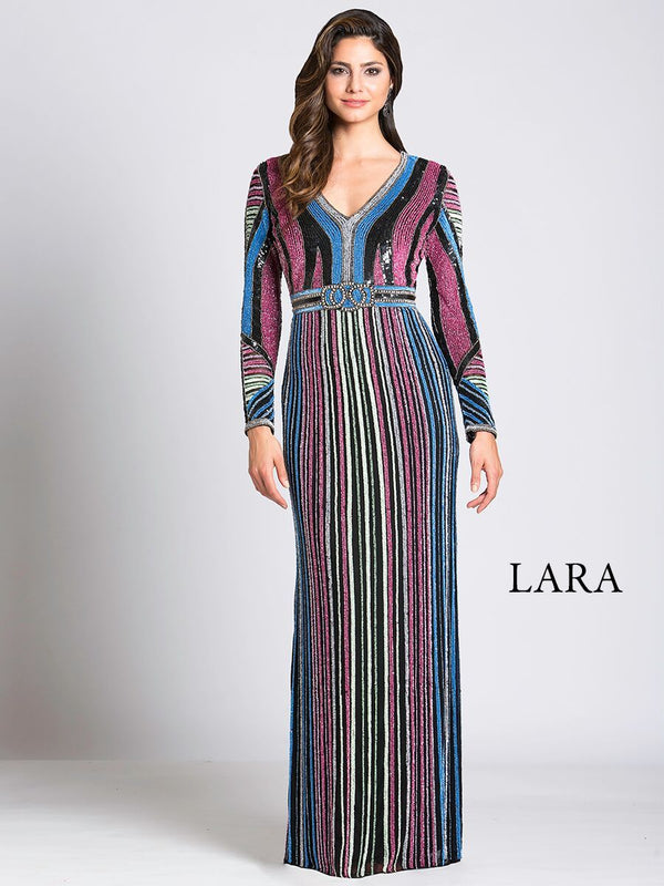 Lara Dresses 33541 Pattern Long Formal Evening Sequin Dress