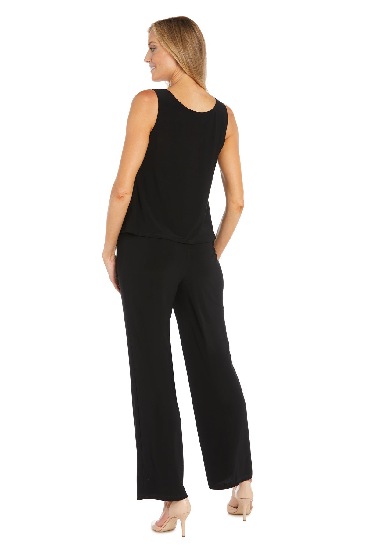 R&M Richards 3356P Long Formal Petite Jacket Pant Suit