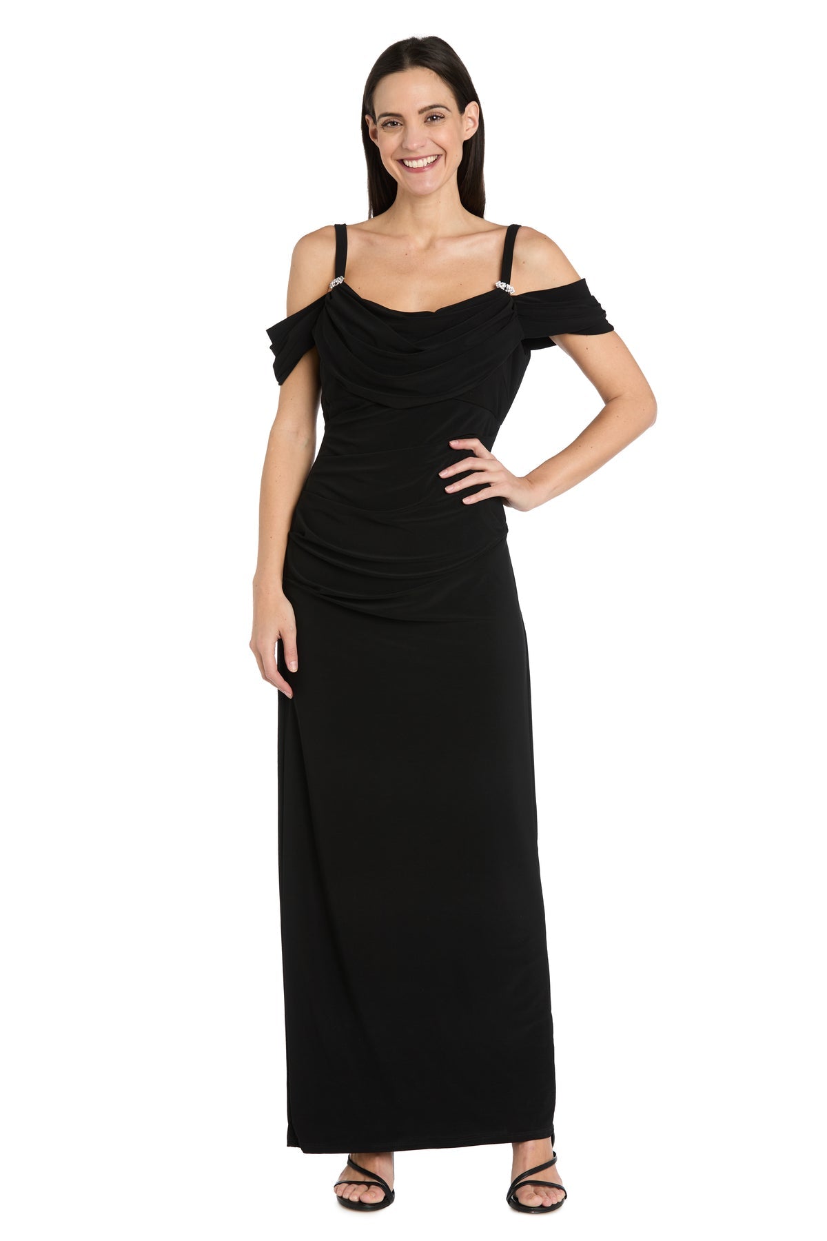 R&M Richards 3379 Long Formal Fitted Evening Dress