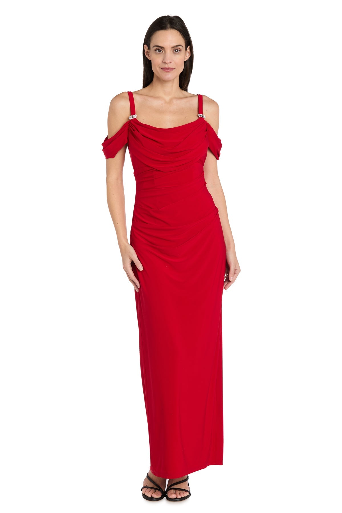 R&M Richards 3379 Long Formal Fitted Evening Dress