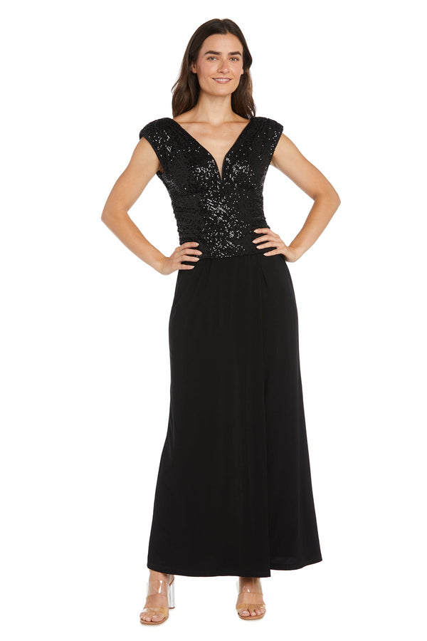 R&M Richards 3390 Sequin Long Formal Jumpsuit
