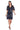 Cocktail Dresses Short Sequin Floral Petite Cocktail Dress Navy