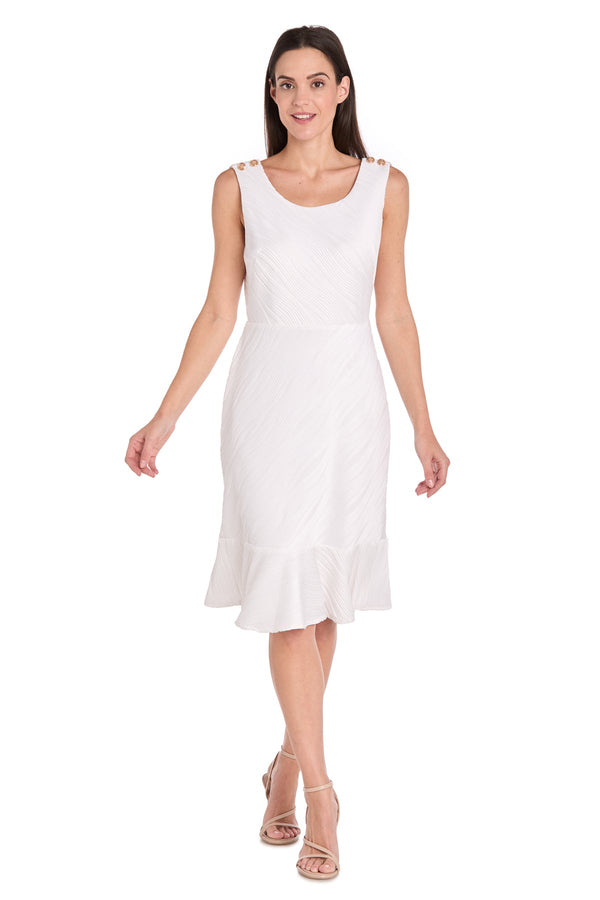 Short Cocktail Midi Dress Fitted R&M Richards 3403