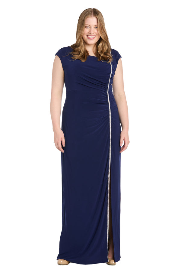 Long Plus Size Dress Formal R&M Richards 3405W