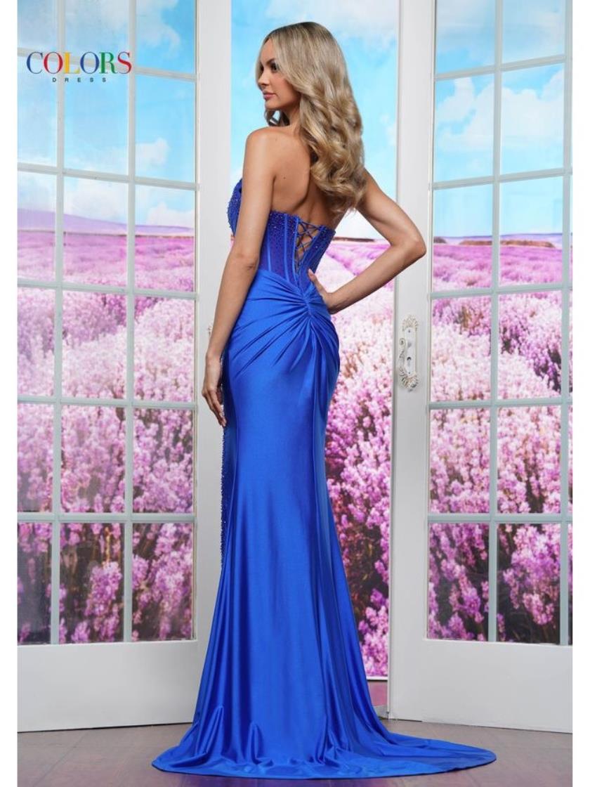 Colors 3406 Formal Fitted Long Prom Dress