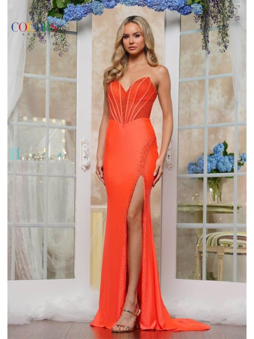 Colors 3406 Formal Fitted Long Prom Dress